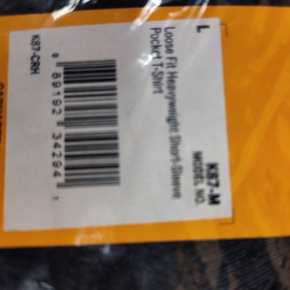 NWT.  Carhartt Loose fit Black short sleeve Never opened - Picture 4 of 4